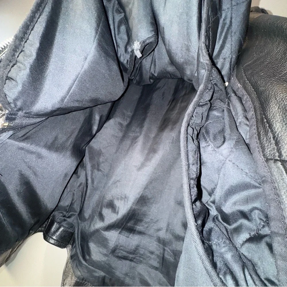 Vintage Antelope Creek Classic Black Biker Jacket Y2K Archive Biker Moto Men's M